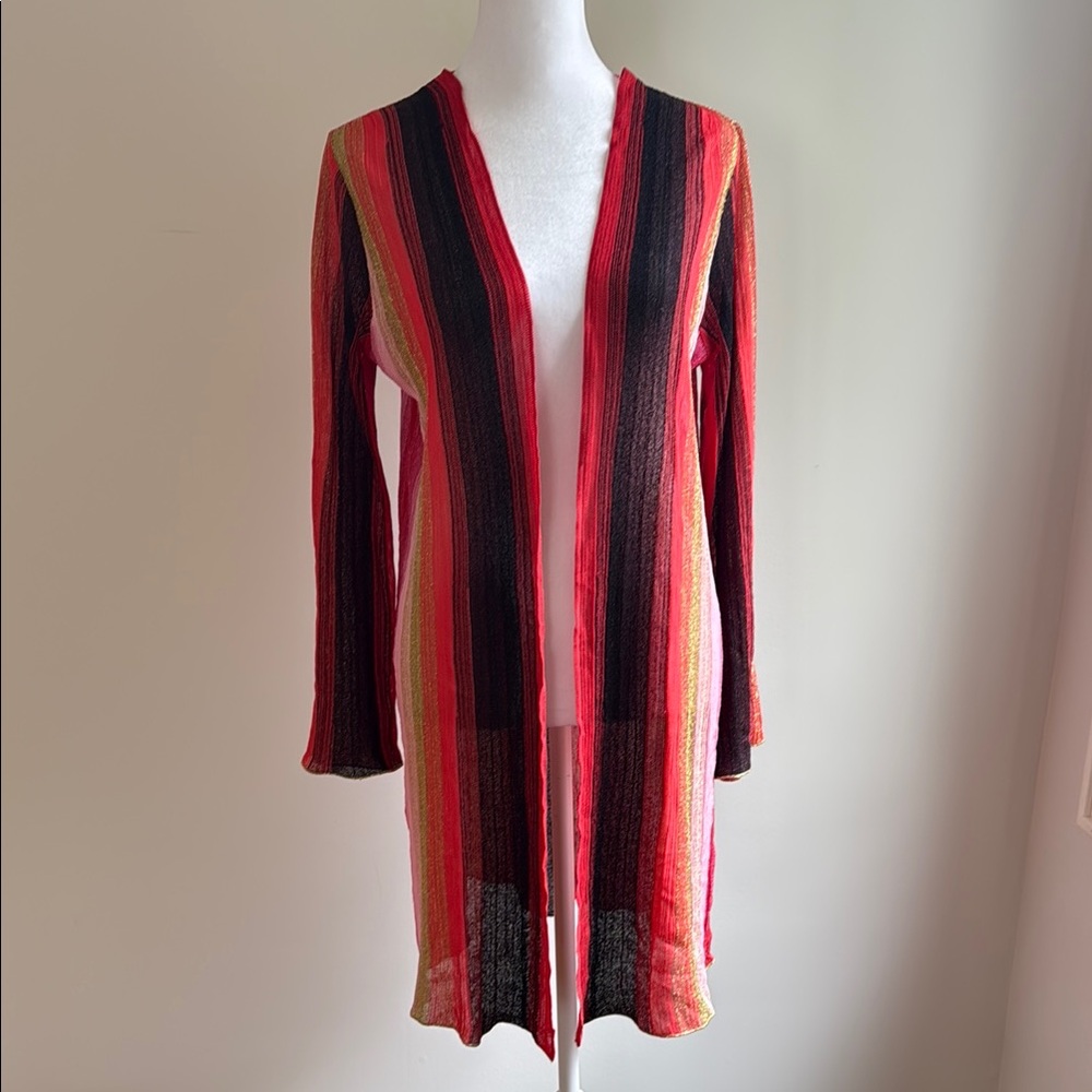 Authentic Missoni Metallic Knee Length Cardigan